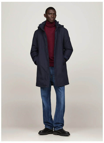 Tommy Hilfiger Padded Parka Jacket - Desert Sky MW0MW37369-DW5-1