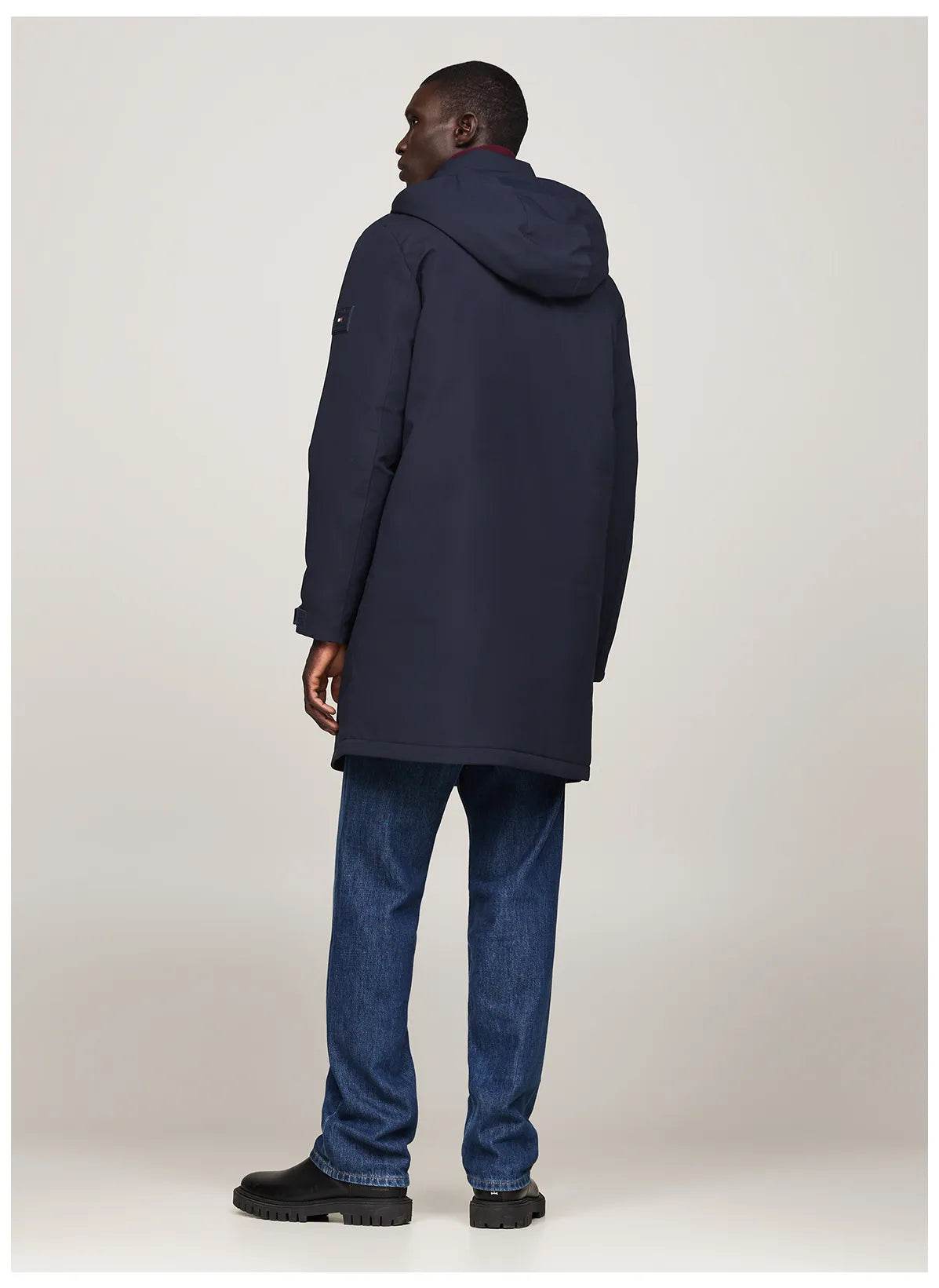 Tommy Hilfiger Padded Parka Jacket - Desert Sky MW0MW37369-DW5-4