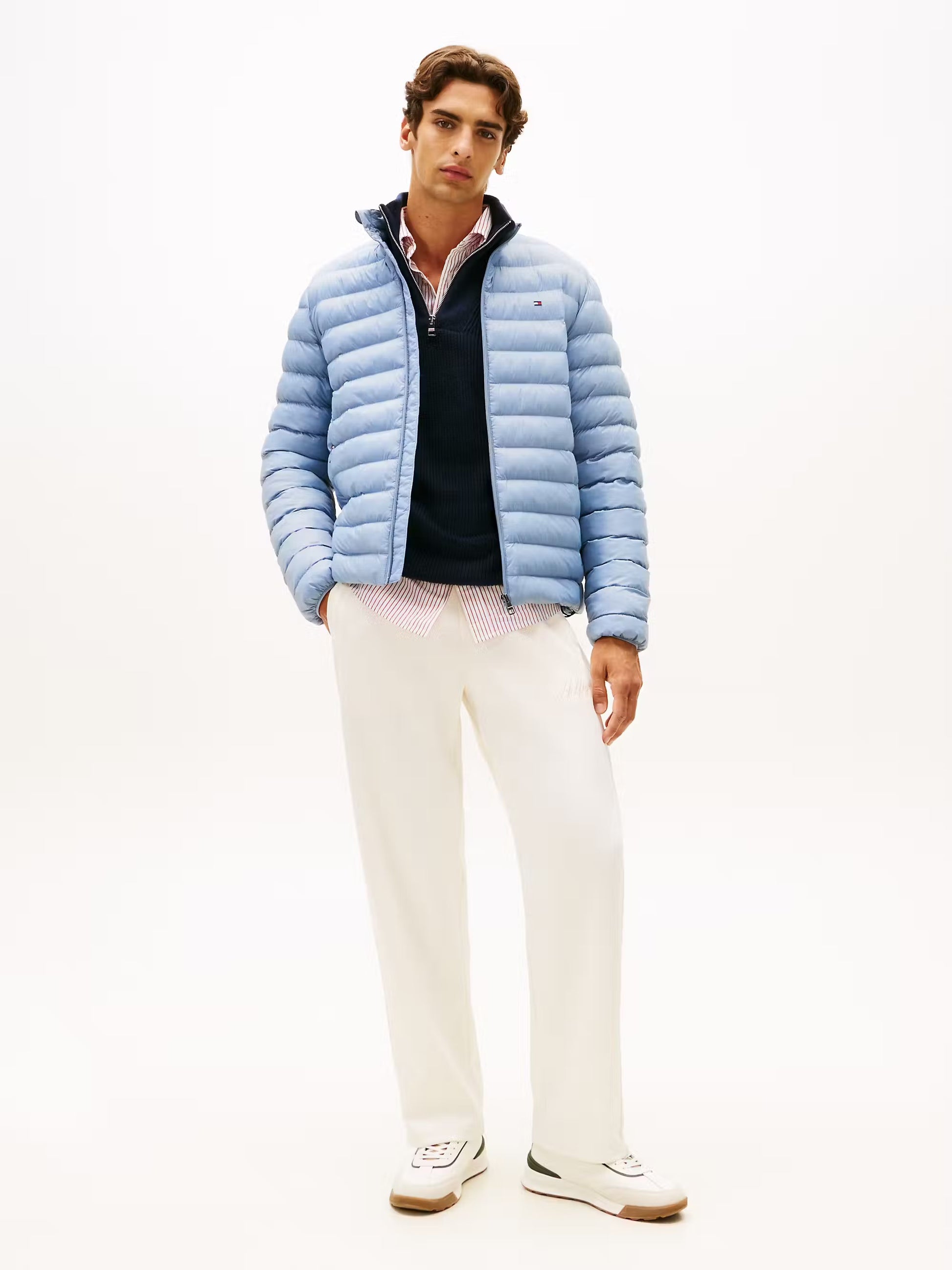 Tommy Hilfiger Packable Recycled Jacket - Brisk Blue MW0MW37634_C2B_alternate2