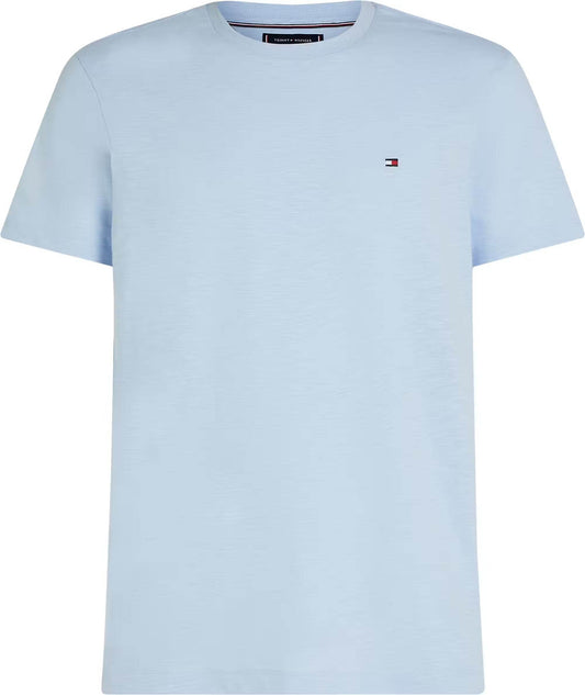 Tommy Hilfiger Texture Slub Tee T-shirt - Light Blue MW0MW38639C1O_F_C5101