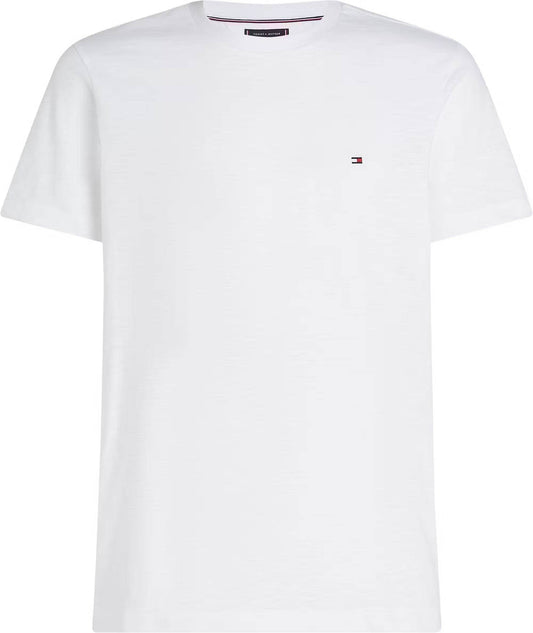 Tommy Hilfiger Texture Slub Tee T-shirt - White MW0MW38639YBR_F_C5101