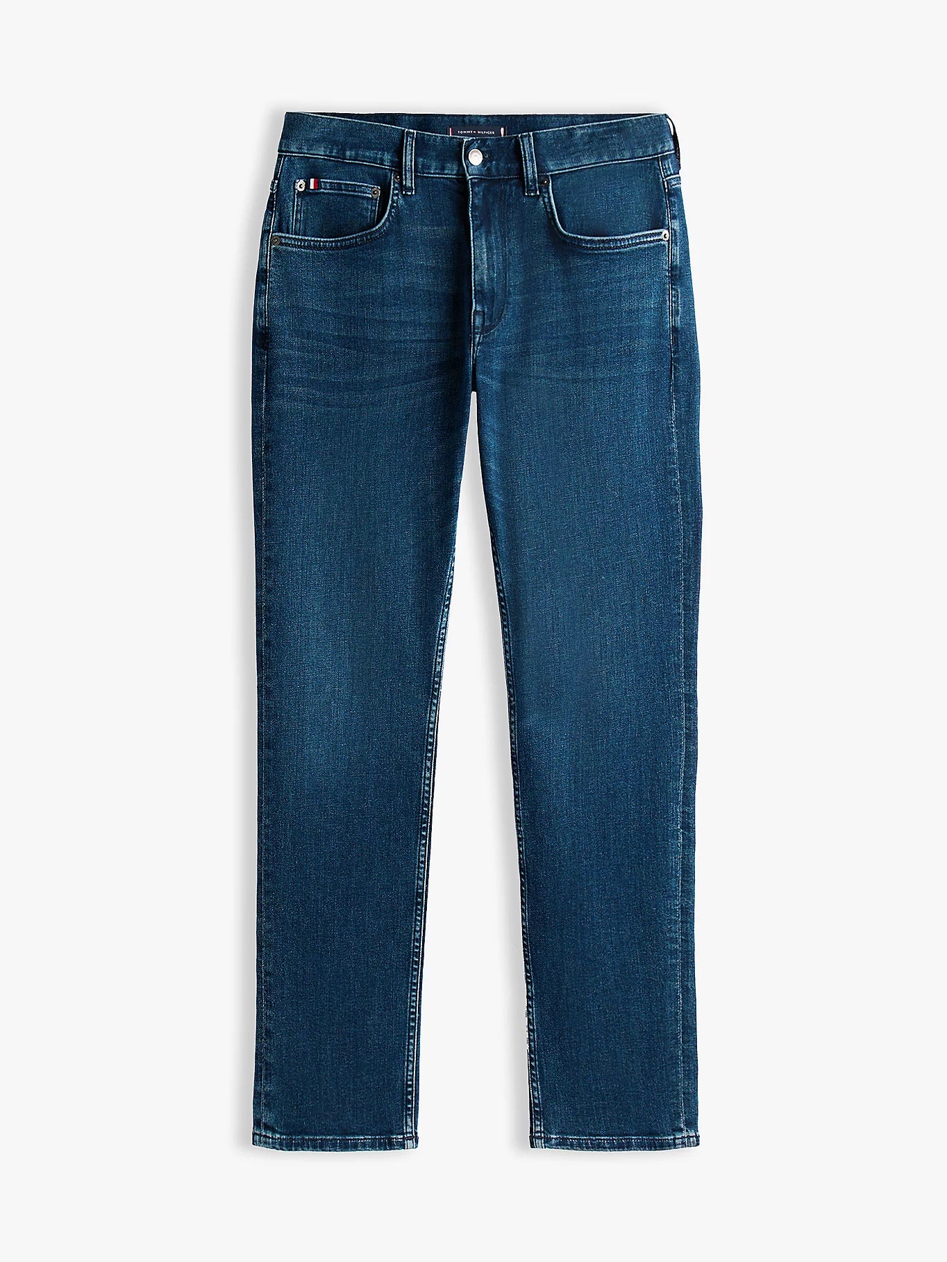 Tommy Hilfiger Denton Faded Straight Leg Jeans - Tinted Blue MW0MW39035_1CY_alternate4