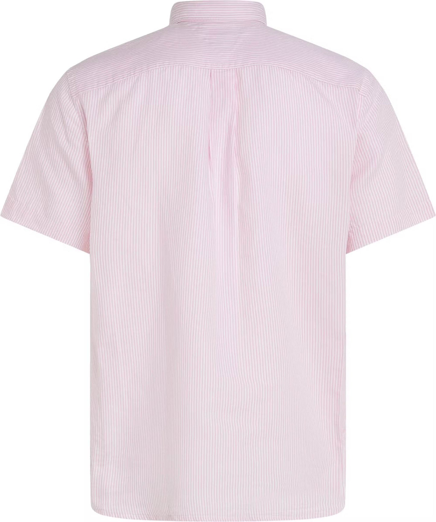 Tommy Hilfiger Stripe Linen Blend Short Sleeve Shirt - Light pink MW0MW391550D1_B_C5101
