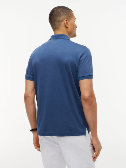 Tommy Hilfiger Regular Fit Fluid Cotton Polo - Aegean Sea MW0MW39994_DBZ_alternate4_ay