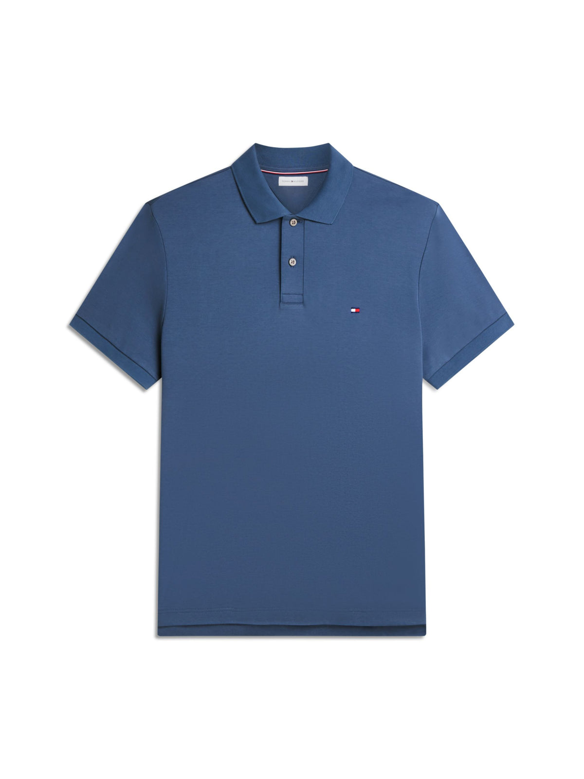 Tommy Hilfiger Regular Fit Fluid Cotton Polo - Aegean Sea MW0MW39994_DBZ_main_ay