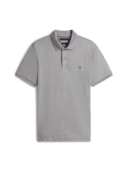 Tommy Hilfiger Regular Fit Fluid Cotton Polo - Medium Grey Heather MW0MW39994_P91_main_ay