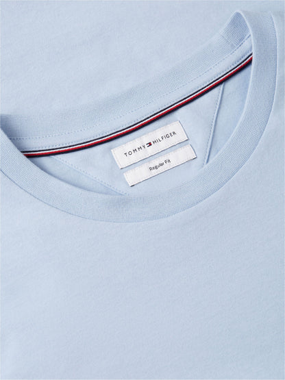 Tommy Hilfiger Flag Embroidery T-Shirt - Sky Blue MW0MW39995_C1O_alternate5_ay