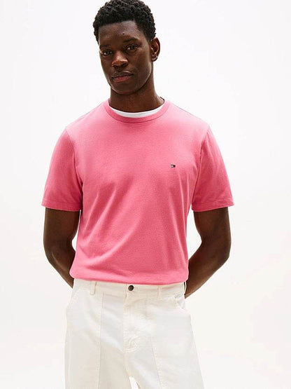 Tommy Hilfiger Flag Embroidery T-Shirt - Vintage Rosy MW0MW39995_THU_main