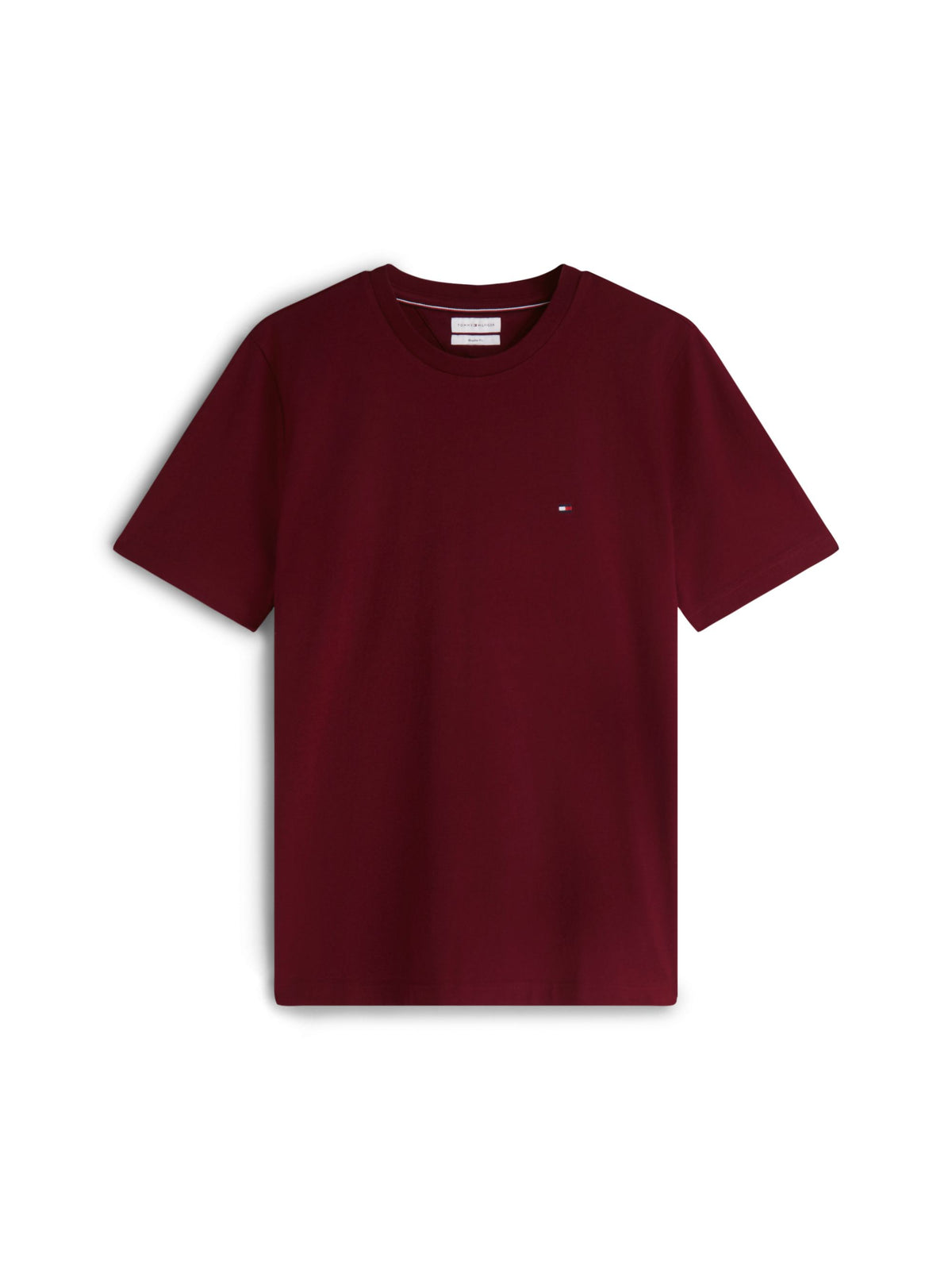Tommy Hilfiger Flag Embroidery T-Shirt - Burgundy MW0MW39995_VLP_main_ay