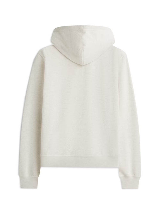 Tommy Hilfiger Drawstring Fleece Hoody - Light Beige MW0MW39997HGF_B_C6401