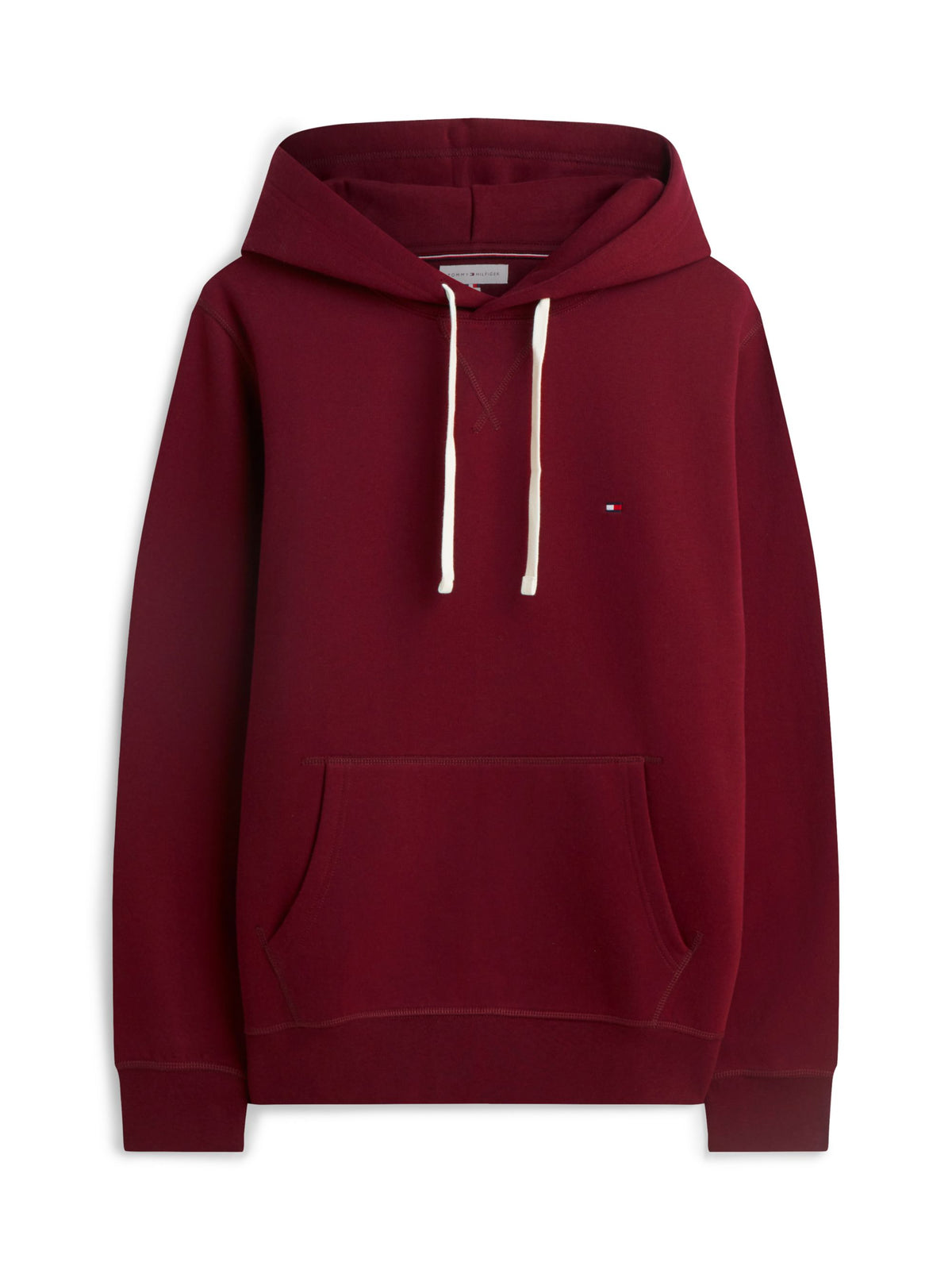 Tommy Hilfiger Essential Fleece Hoodie - Burgundy MW0MW39997_VLP_main_ay