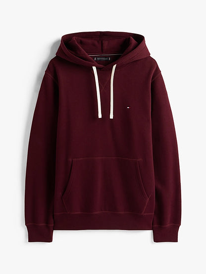 Tommy Hilfiger Flag Embroidery Fleece Hoody - Deep Burgundy MW0MW39997_XIH_alternate4