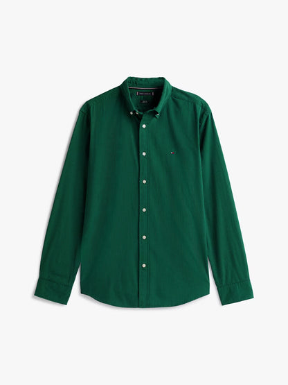 Tommy Hilfiger TH Flex Regular Fit Gingham Shirt - Ornamental Green MW0MW40457_0N5_alternate4