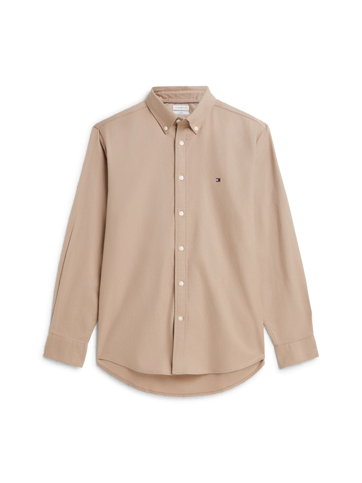 Tommy Hilfiger Flex Flannel Shirt - Coastal Taupe MW0MW40469_AFE_main_ay