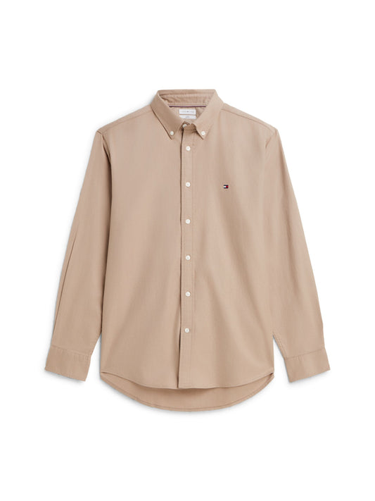 Tommy Hilfiger Flex Flannel Shirt - Coastal Taupe MW0MW40469_AFE_main_ay