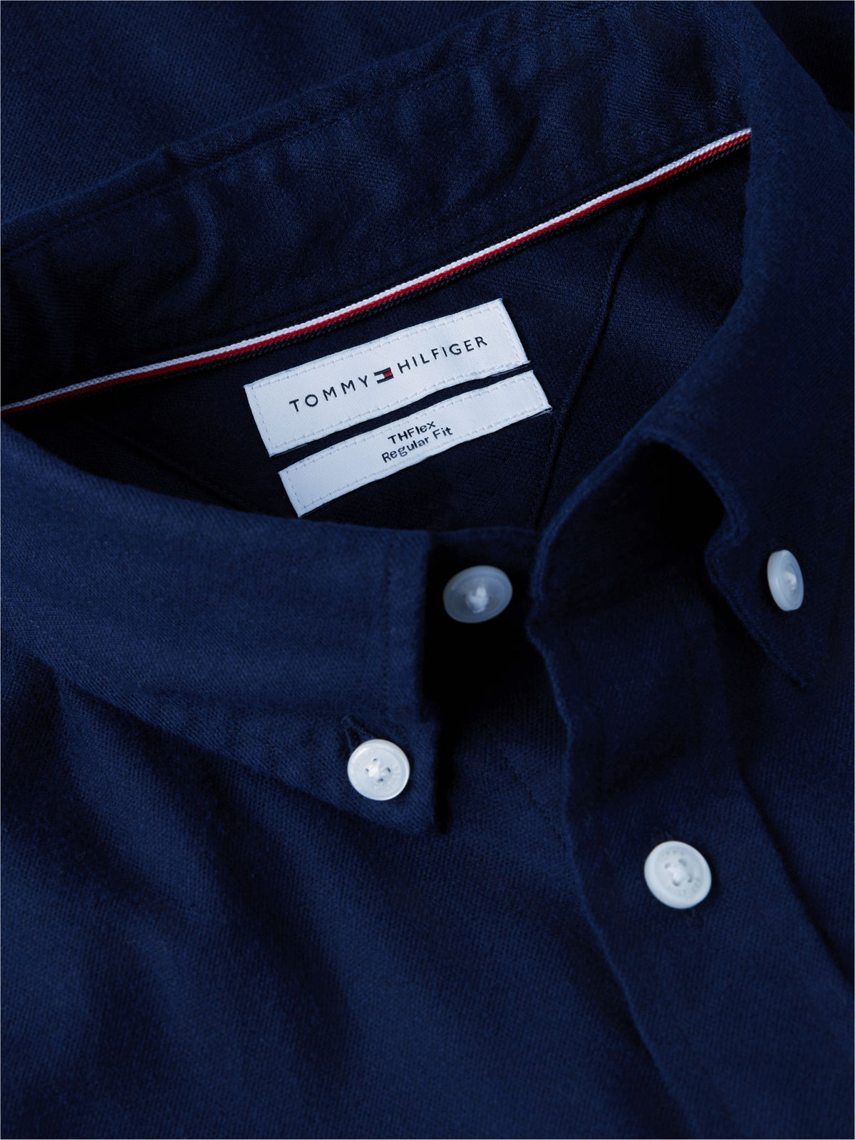 Tommy Hilfiger Flex Flannel Shirt - Carbon Navy MW0MW40469_DCC_alternate5_ay