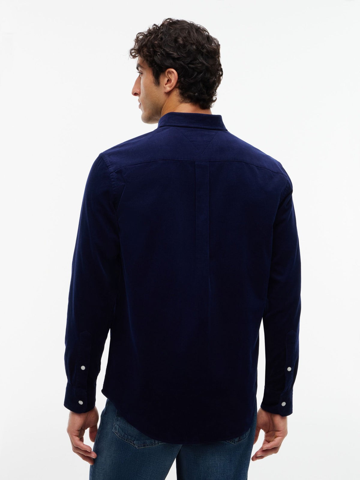 Tommy Hilfiger Corduroy Shirt - Imperial Navy MW0MW40486_BCL_alternate4_ay