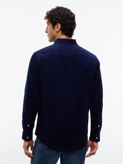 Tommy Hilfiger Corduroy Shirt - Imperial Navy MW0MW40486_BCL_alternate4_ay
