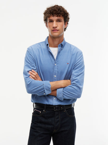 Tommy Hilfiger Corduroy Shirt - Brisk Blue MW0MW40486_C2B_alternate1_ay