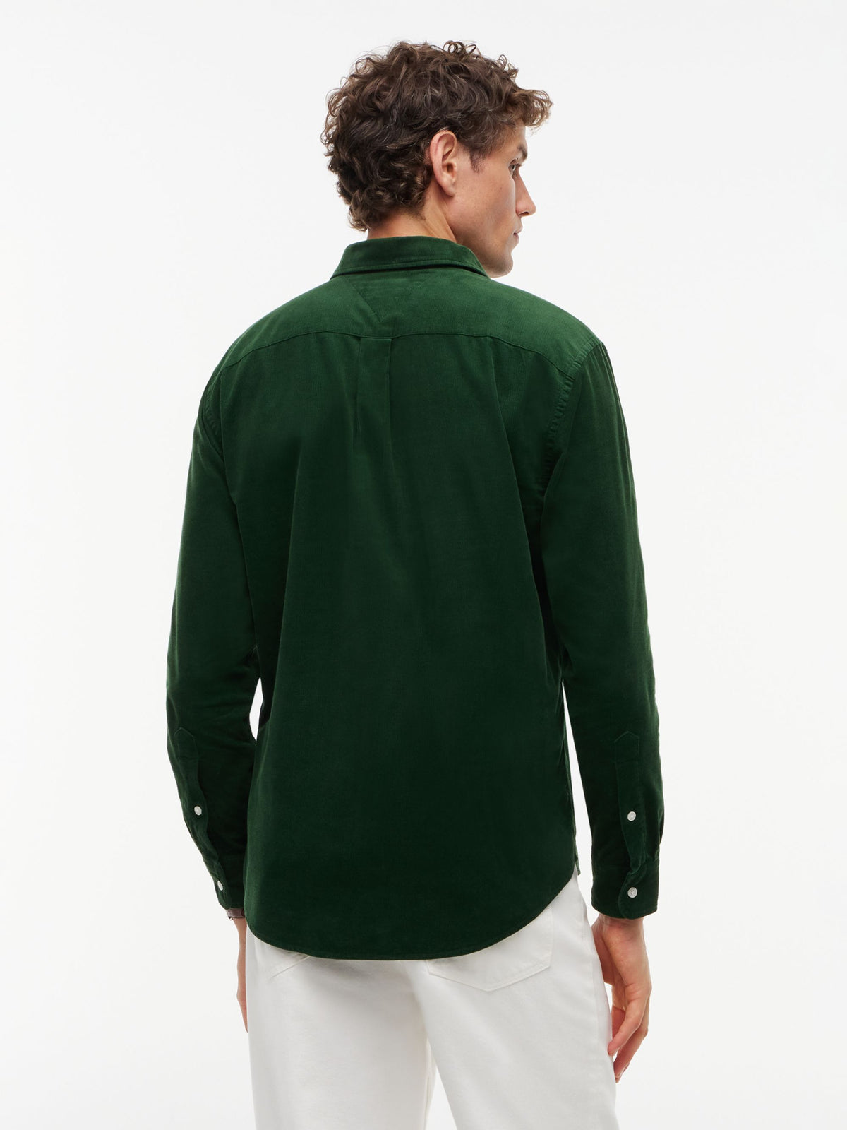 Tommy Hilfiger Corduroy Shirt - Country Green MW0MW40486_L07_alternate4_ay