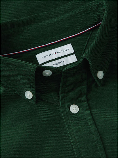 Tommy Hilfiger Corduroy Shirt - Country Green MW0MW40486_L07_alternate5_ay