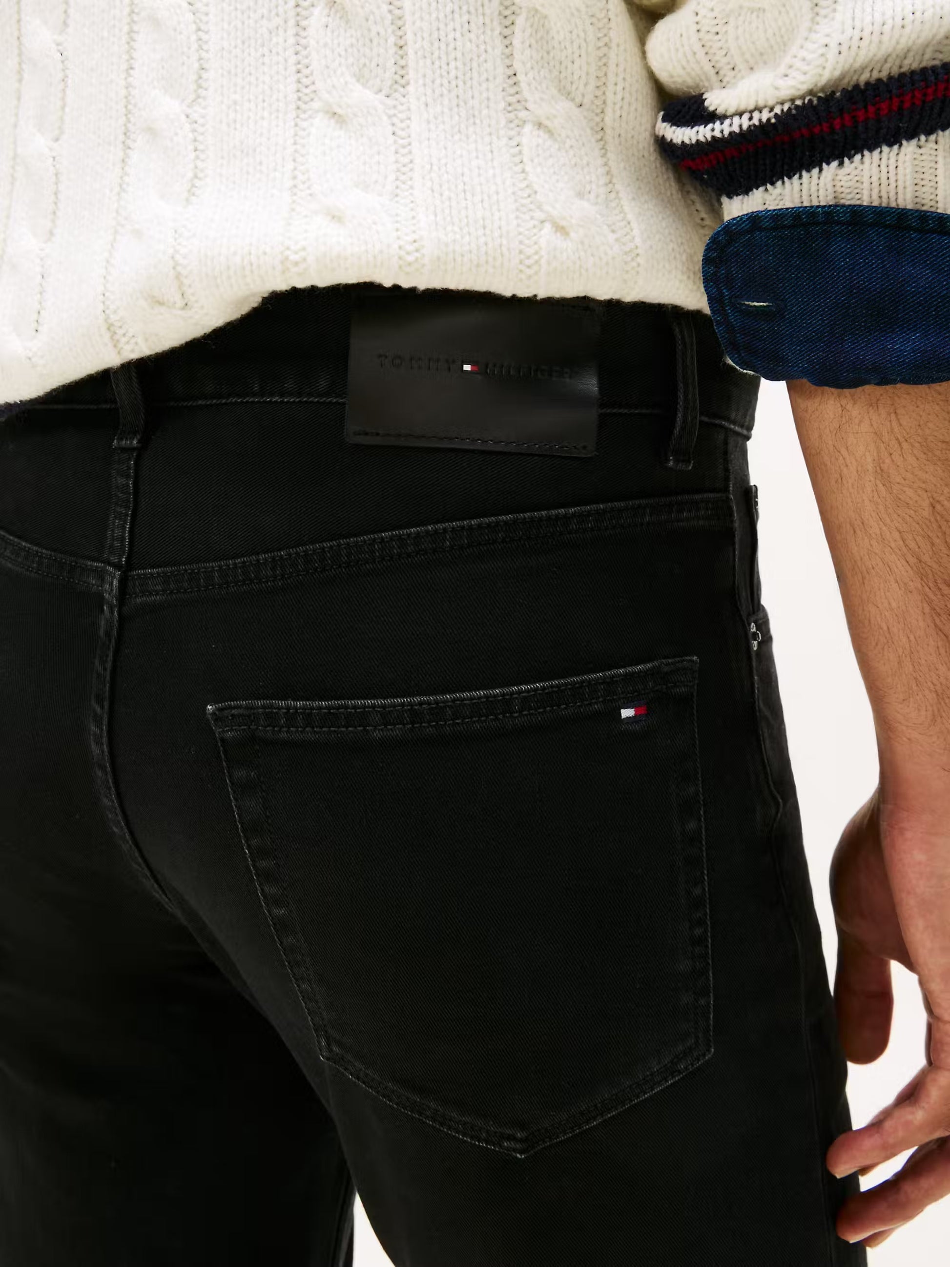 Tommy Hilfiger Straight Denton Sstr Jeans - Black MW0MW40564_1B4_alternate2