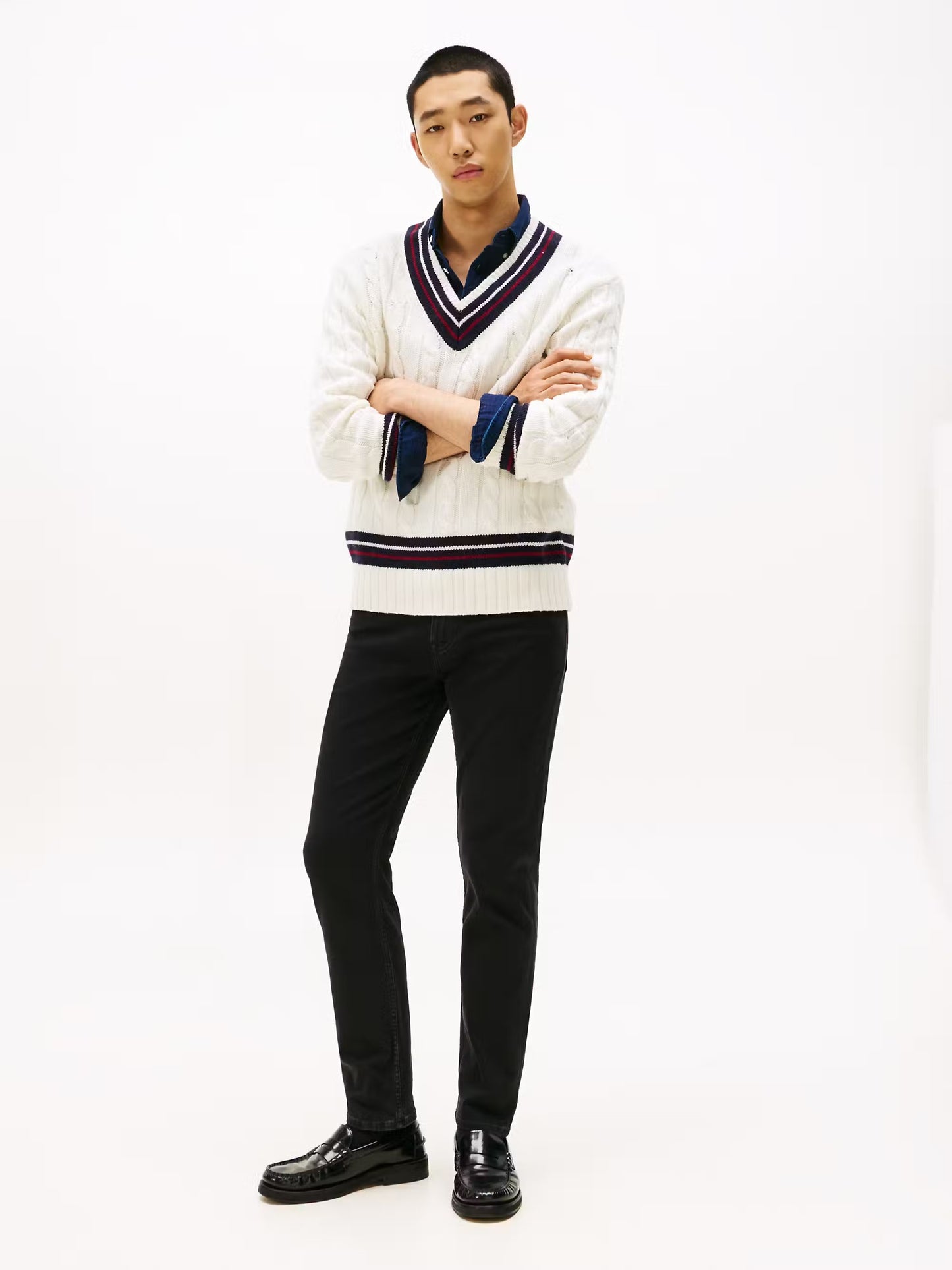 Tommy Hilfiger Straight Denton Sstr Jeans - Black MW0MW40564_1B4_main