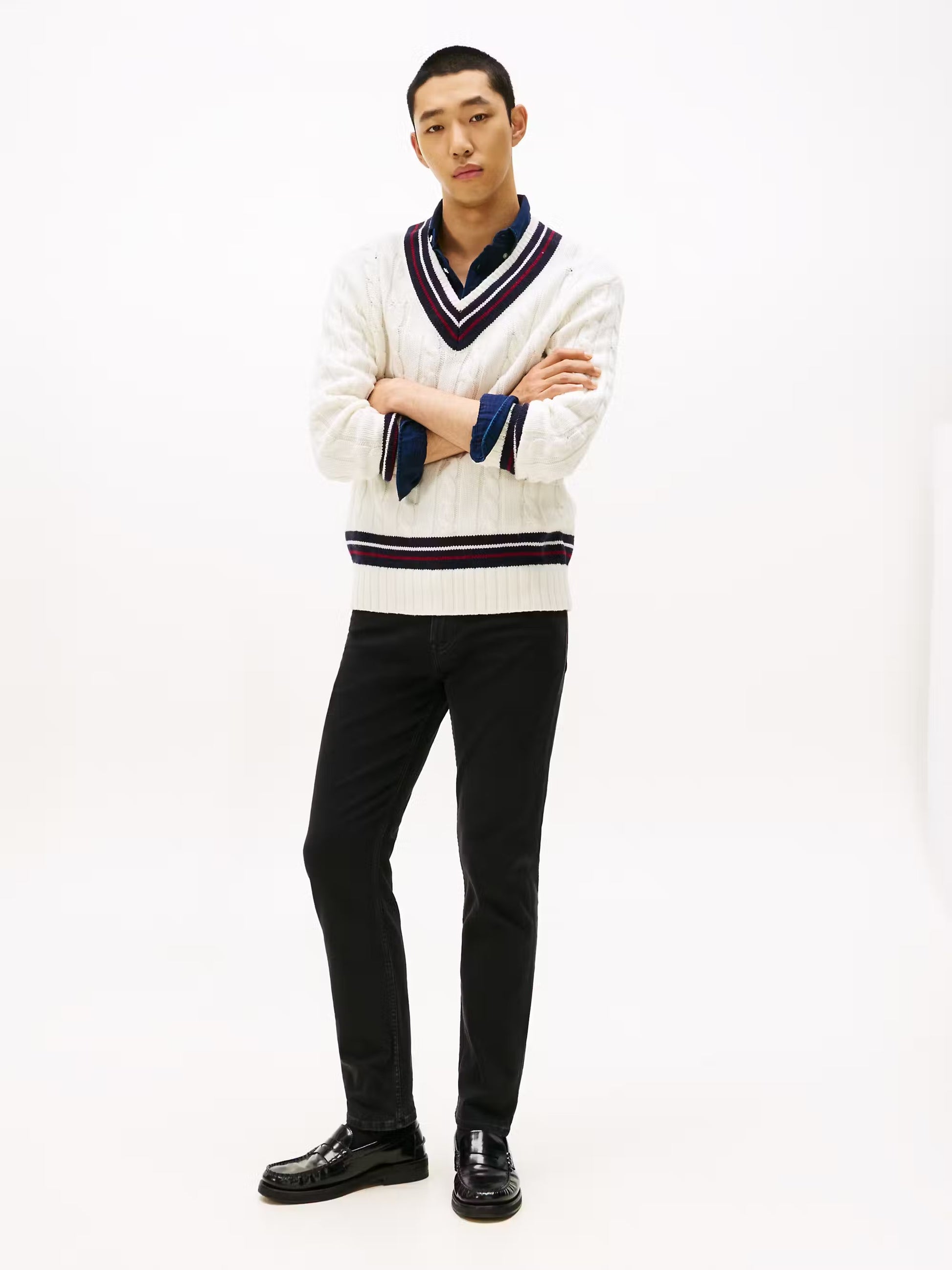 Tommy Hilfiger Straight Denton Sstr Jeans - Black MW0MW40564_1B4_main