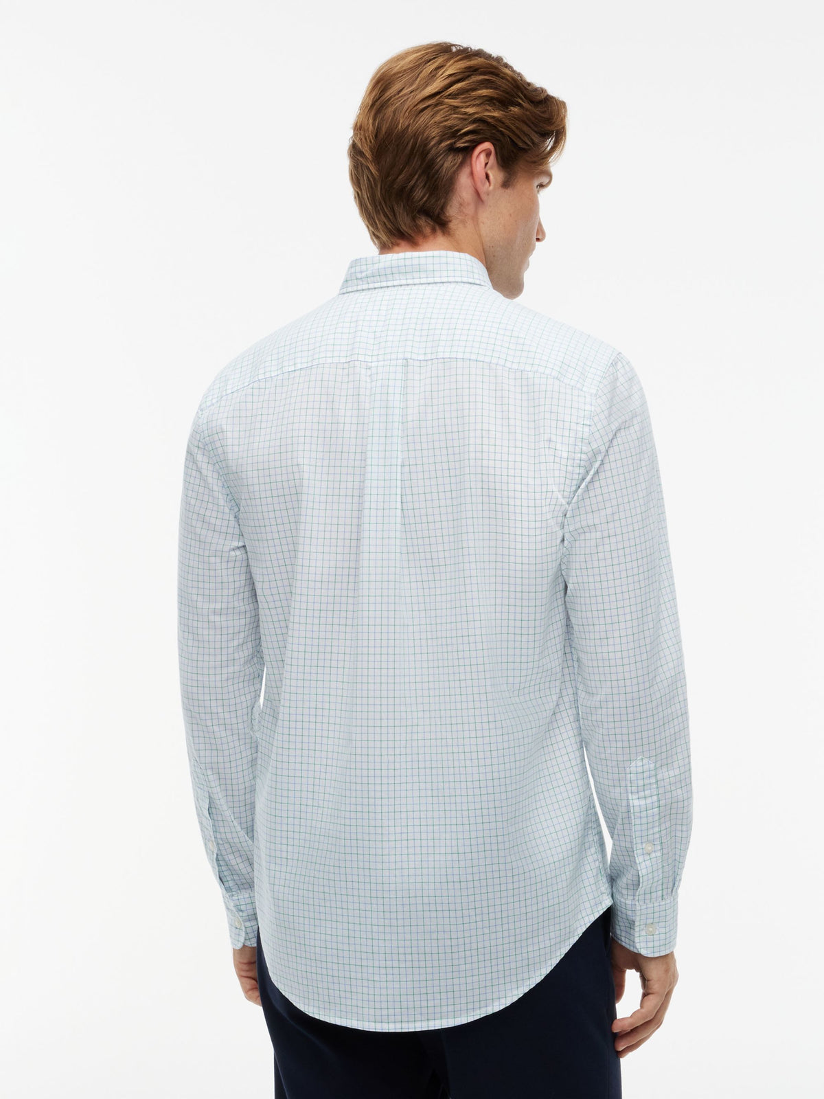 Tommy Hilfiger TH Flex Regular Fit Tattersall Check Shirt - Green MW0MW41400_0N2_alternate4_ay
