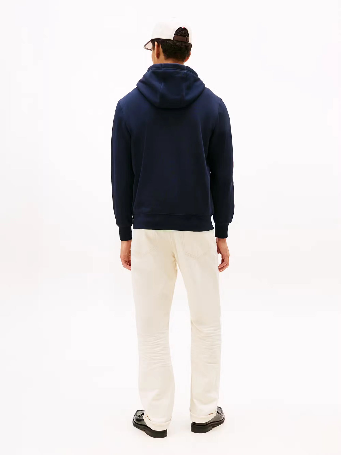 Tommy Hilfiger Brand Love Small Hilfiger Hoodie - Desert Sky MW0MW41429_DW5_alternate3