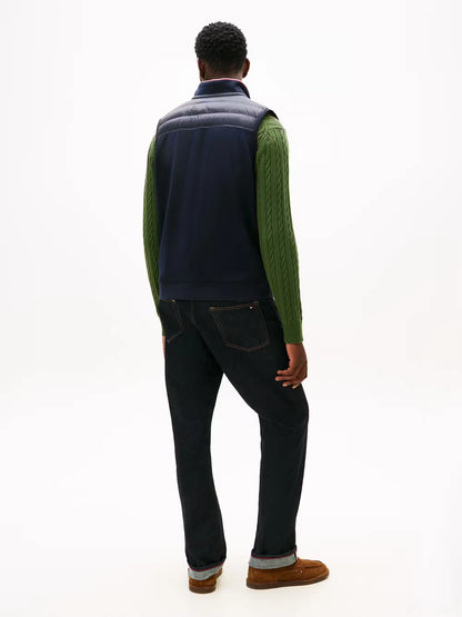 Tommy Hilfiger Mix Media Ess Rwb Vest - Desert Sky MW0MW41441_DW5_alternate3