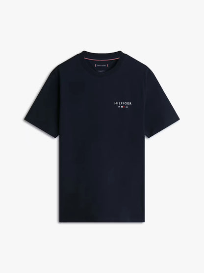 Tommy Hilfiger Brand Love Small Hilfiger Tee - Desert Sky MW0MW41456_DW5_alternate4