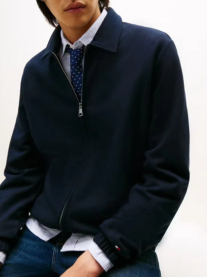 Tommy Hilfiger Essential Terry Ivy Jacket - Desert Sky MW0MW41767_DW5_alternate2_ay