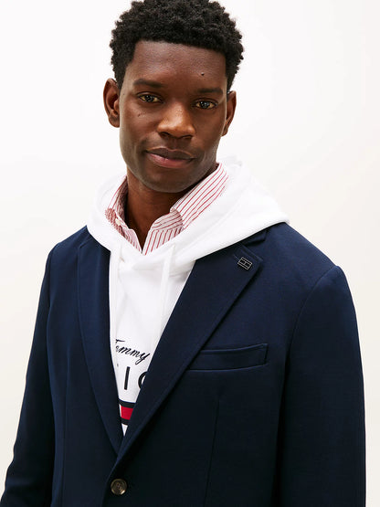 Tommy Hilfiger Performance Smart Casual Regular Fit Blazer - Dark Blue MW0MW41795_C1G_alternate1
