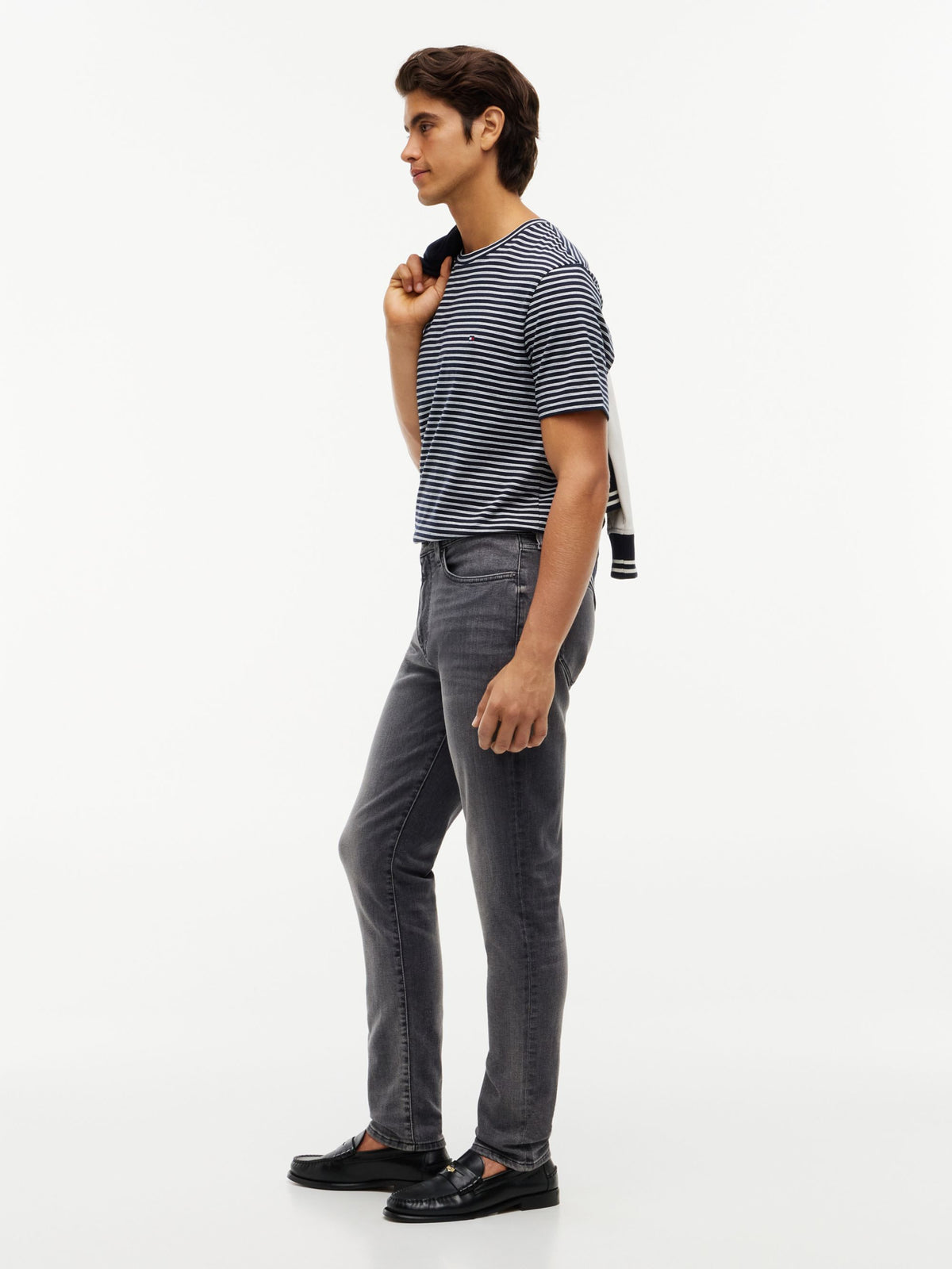 Tommy Hilfiger Slim Bleecker Jeans - Leo Grey MW0MW42315_1B1_alternate3_ay