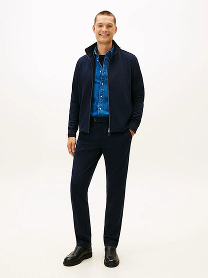 Tommy Hilfiger Performance Smart Casual Zip-Thru Jumper - Dark Blue MW0MW42559_C1G_alternate2