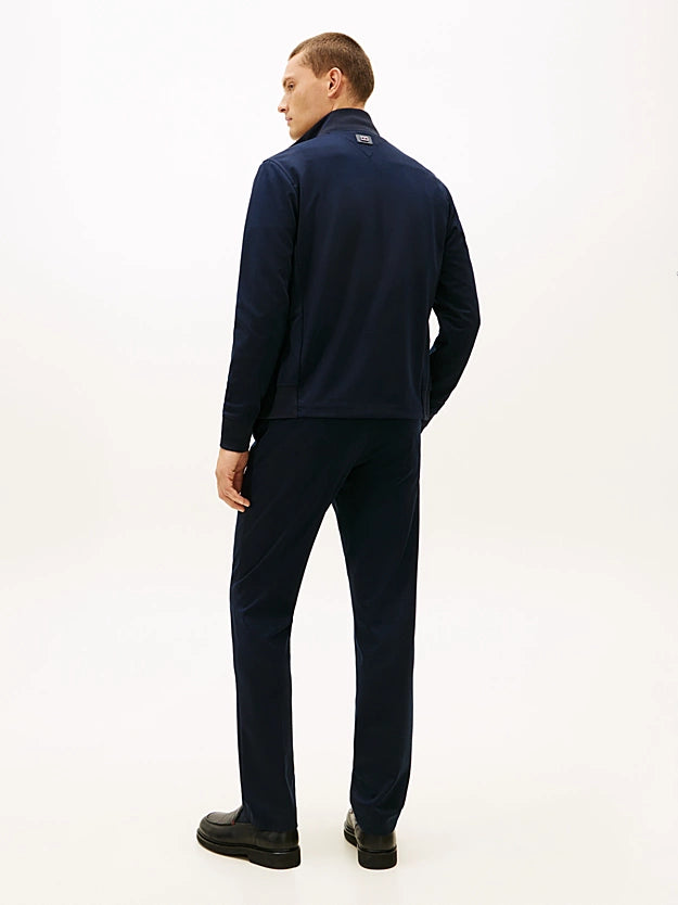 Tommy Hilfiger Performance Smart Casual Zip-Thru Jumper - Dark Blue MW0MW42559_C1G_alternate3