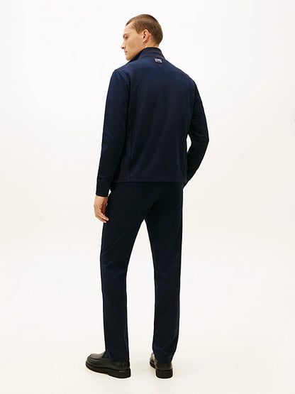 Tommy Hilfiger Performance Smart Casual Zip-Thru Jumper - Dark Blue MW0MW42559_C1G_alternate3