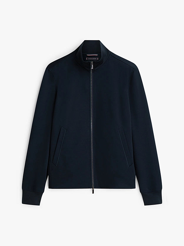 Tommy Hilfiger Performance Smart Casual Zip-Thru Jumper - Dark Blue MW0MW42559_C1G_alternate4