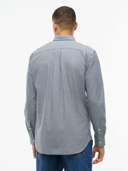 Tommy Hilfiger Heritage Oxford Tartan Shirt - Ornamental Green Check MW0MW44573_0N1_alternate4_ay