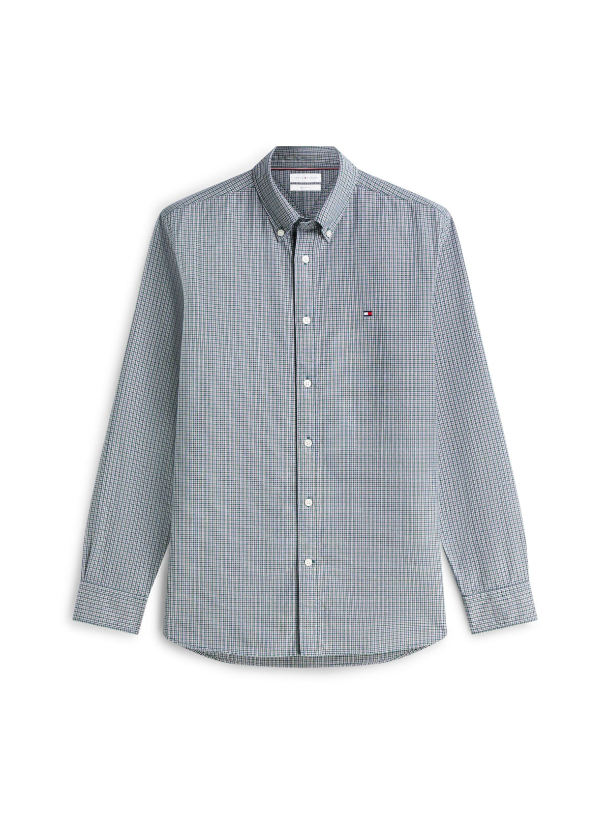 Tommy Hilfiger Heritage Oxford Tartan Shirt - Ornamental Green Check MW0MW44573_0N1_main_ay