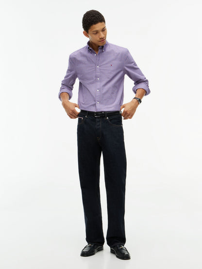 Tommy Hilfiger Heritage Oxford Tartan Shirt - Medium Red Check MW0MW44573_0QJ_alternate2_ay