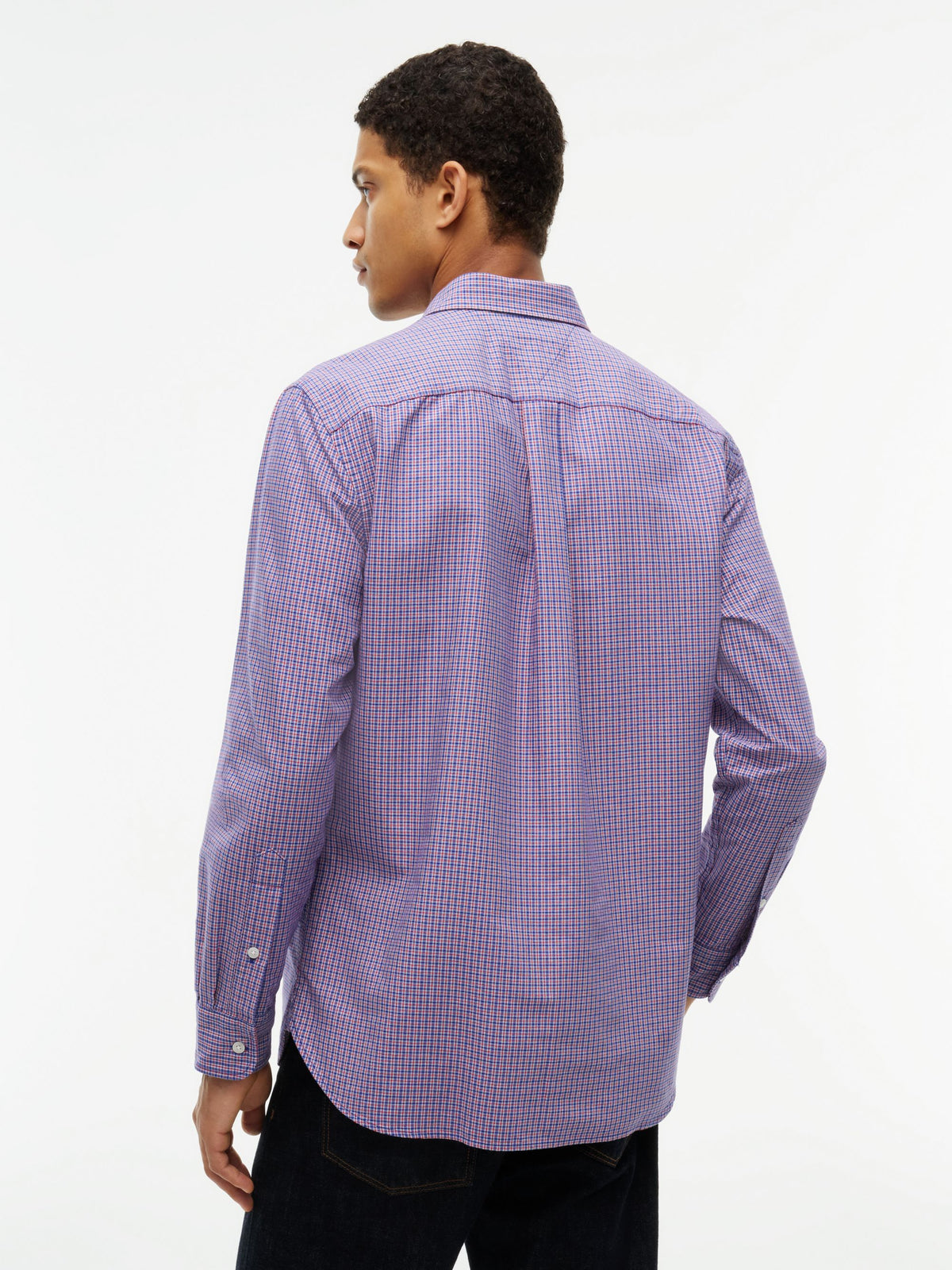 Tommy Hilfiger Heritage Oxford Tartan Shirt - Medium Red Check MW0MW44573_0QJ_alternate4_ay
