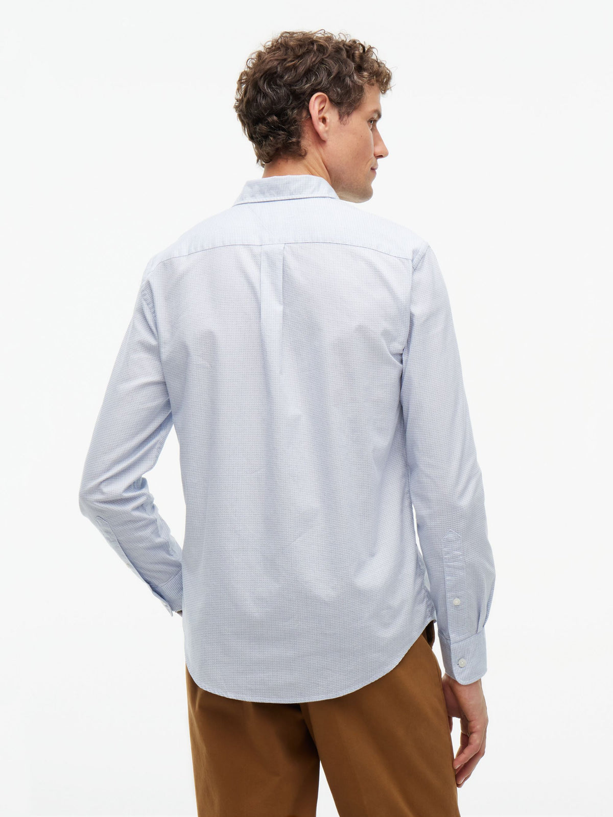 Tommy Hilfiger Dobby Structure Shirt - Light Blue MW0MW44600_C3Q_alternate4_ay