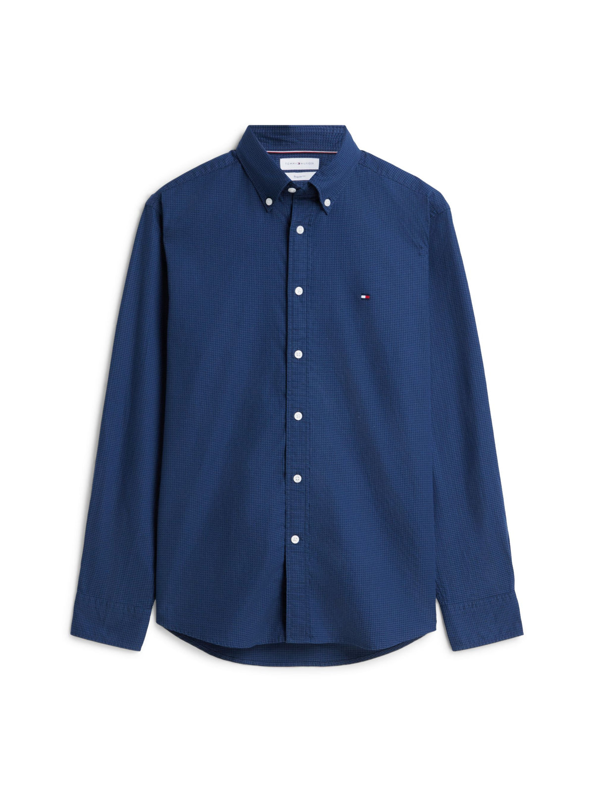 Tommy Hilfiger Dobby Structure Shirt - Carbon Navy MW0MW44600_DCC_main_ay