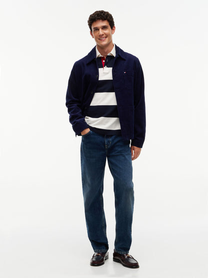 Tommy Hilfiger Relaxed Fit Corduroy Chore Shirt Jacket - Imperial Navy MW0MW44615_BCL_alternate2_ay