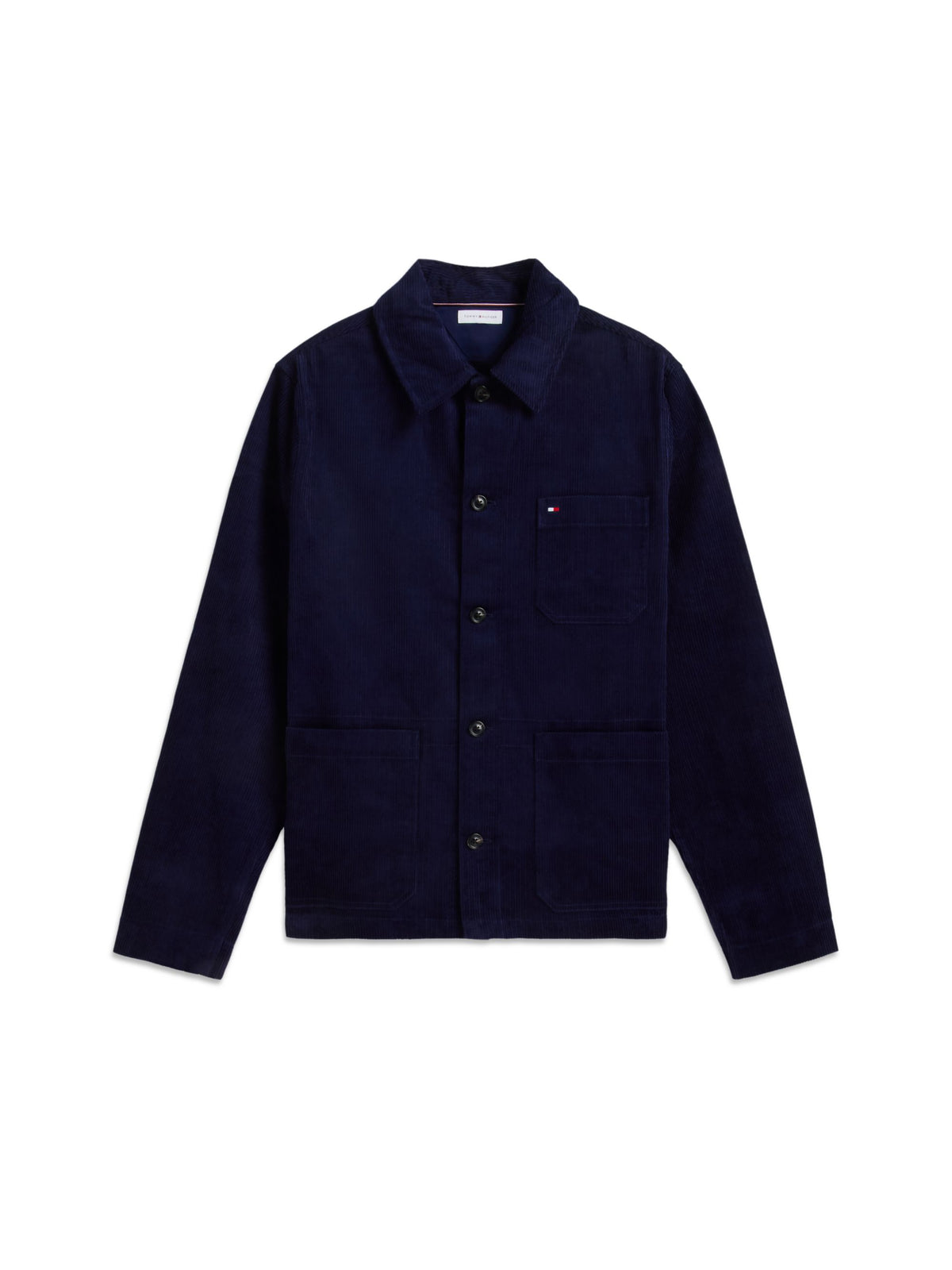 Tommy Hilfiger Relaxed Fit Corduroy Chore Shirt Jacket - Imperial Navy MW0MW44615_BCL_main_ay