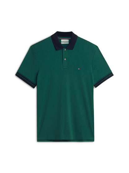 Tommy Hilfiger Interlock Long-Sleeve Polo - Ornamental Green MW0MW44658_L6K_main_ay
