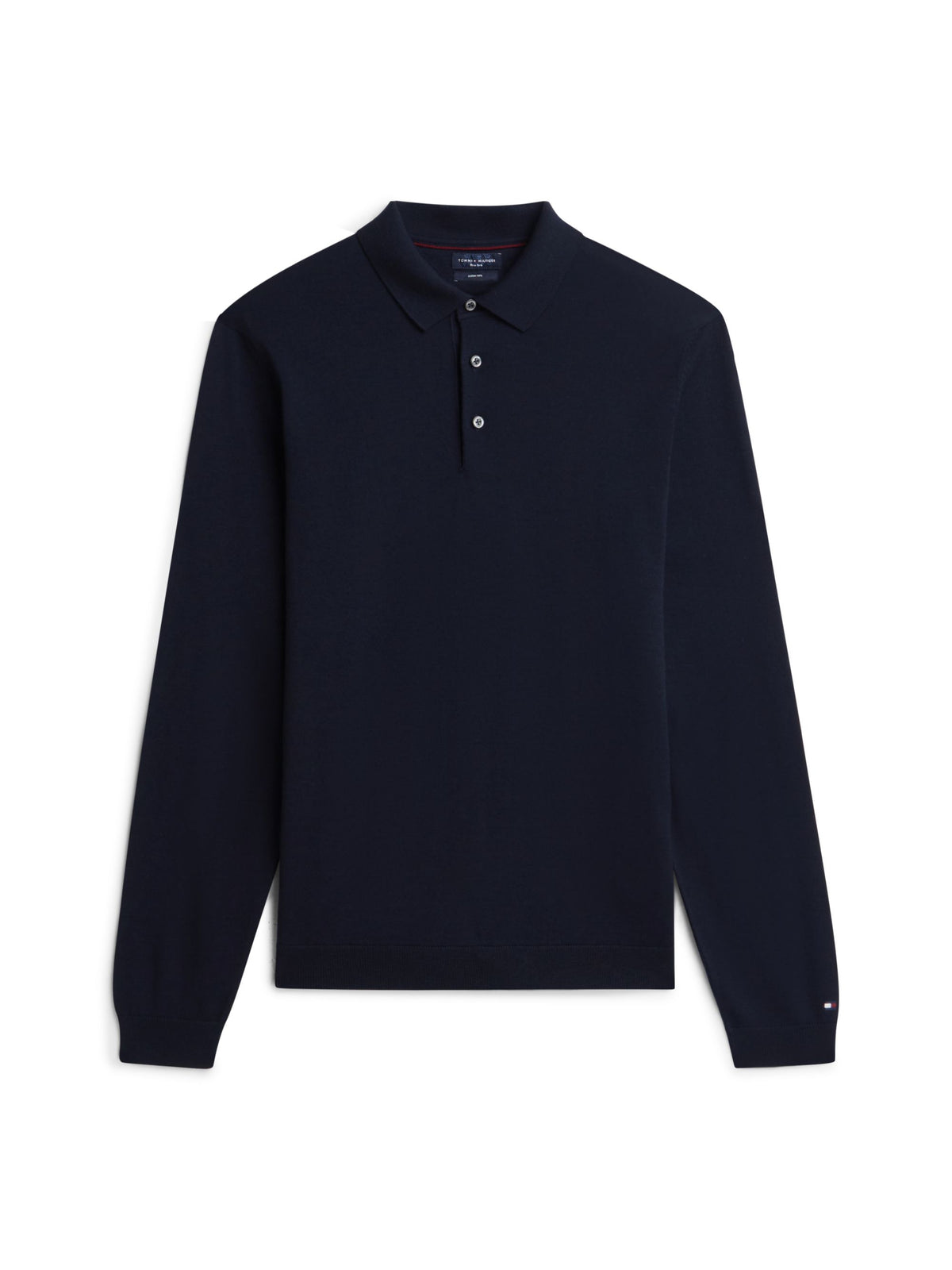 Tommy Hilfiger NY Merino Long-Sleeve Polo - Navy MW0MW44702_DW5_main_ay