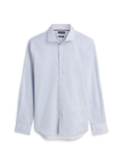 Tommy Hilfiger NY Flex Collar Twill Shirt - Sweet Blue MW0MW44722_0GY_main_ay